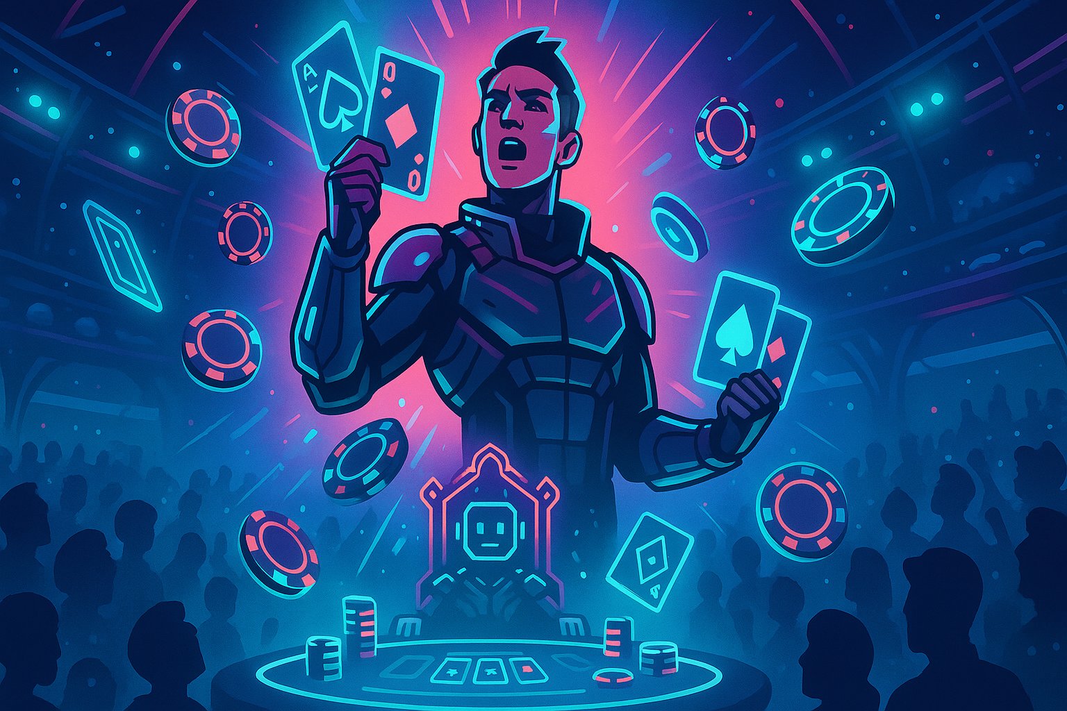 Antarmuka permainan Free Bet Blackjack dengan opsi taruhan dan kontrol pemain yang jelas